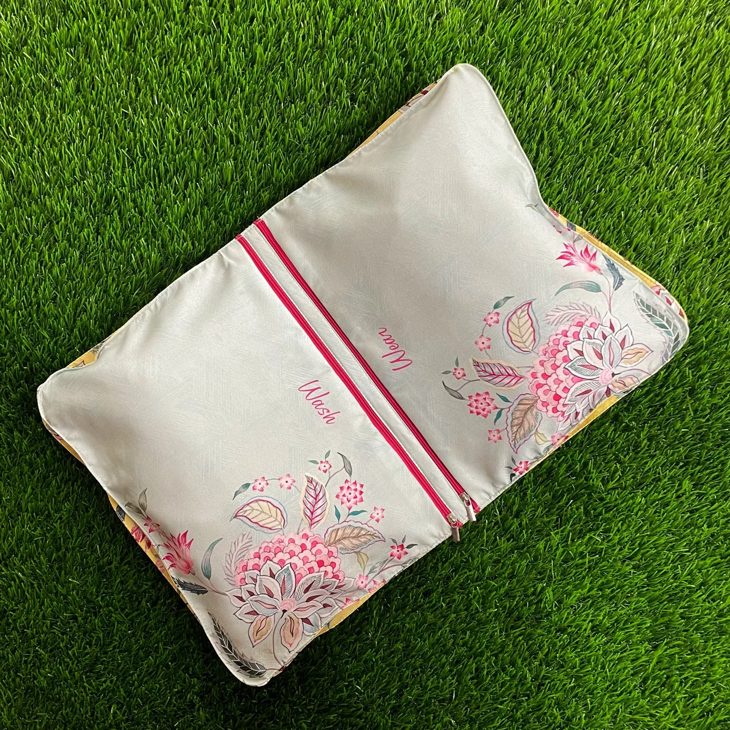 Aster Blooms Lingerie Bag