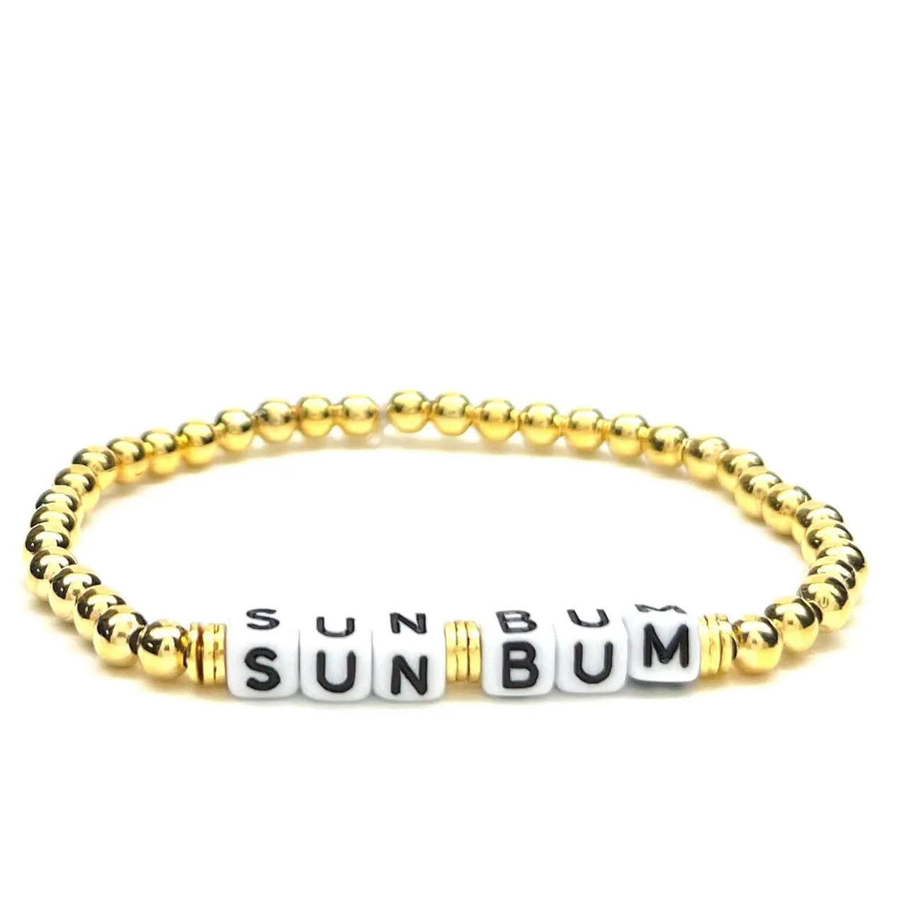 BEAD WORD BRACELET