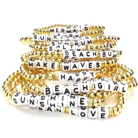 BEAD WORD BRACELET
