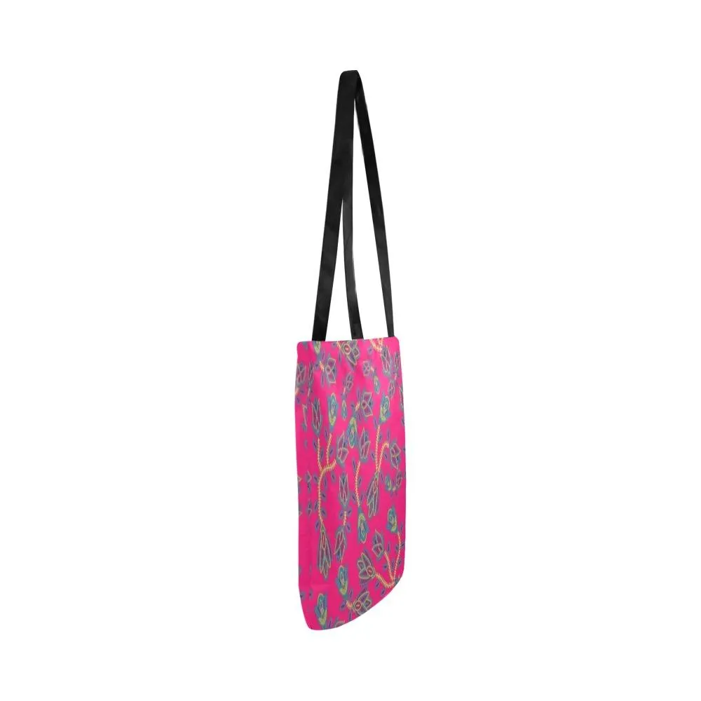 Beaded Lemonade Reusable Shopping Bag (Two sides)