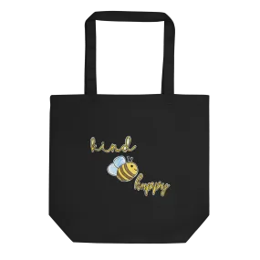 Bee Kind, Bee Happy Canvas Tote Bag – Supporting Camp Kostopulos