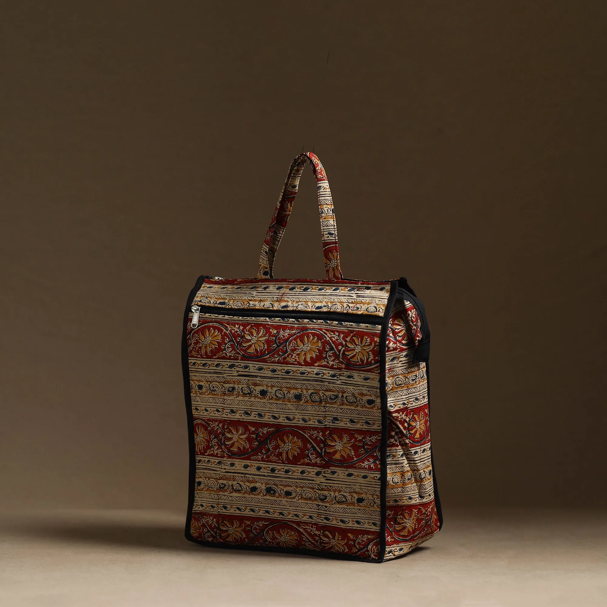 Beige - Handmade Cotton Shopping Hand bag 19