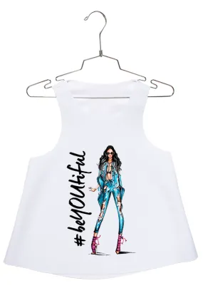 #BeYOUtiful - Brunette Denim Racerback