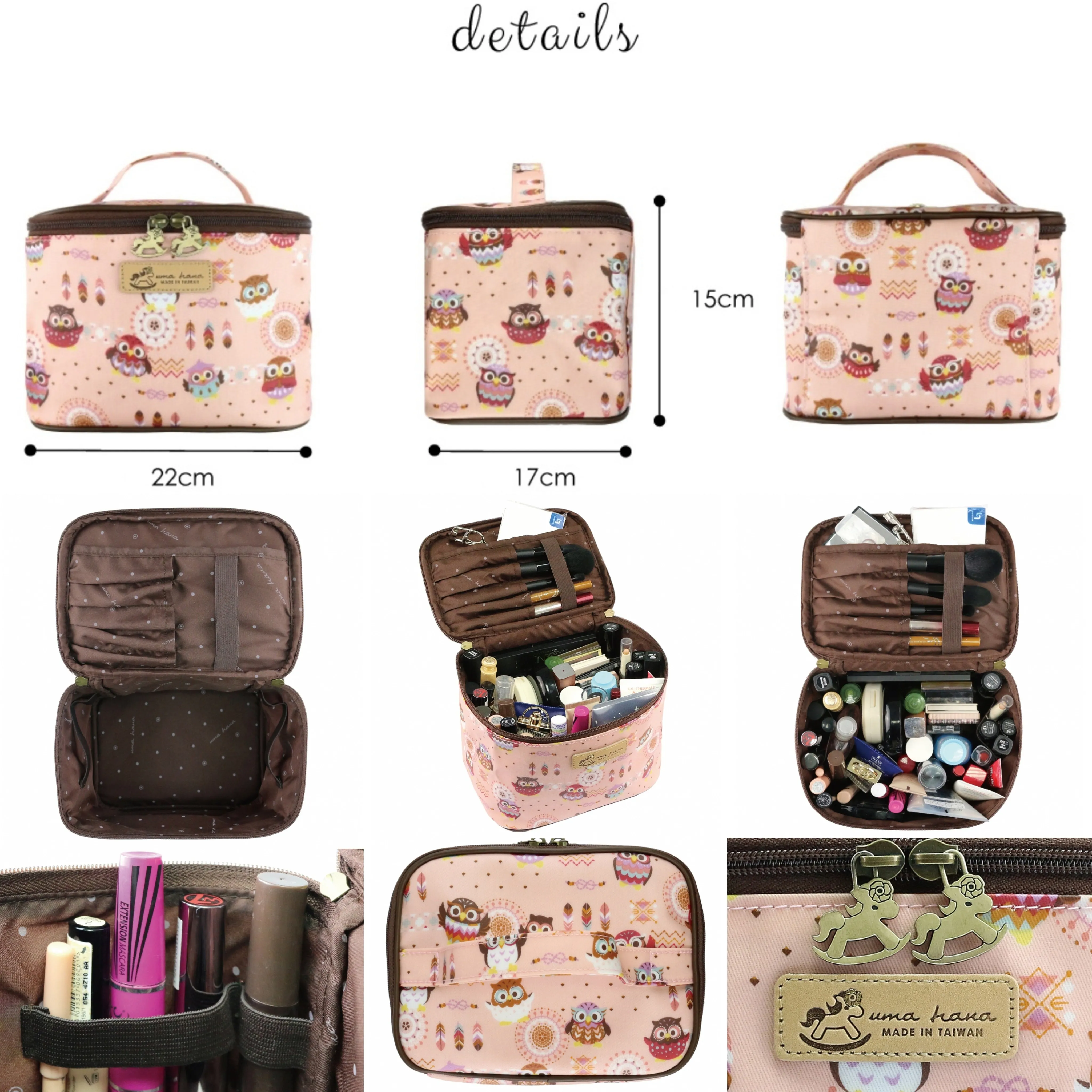 Blue Constellations Travel Cosmetic Bag