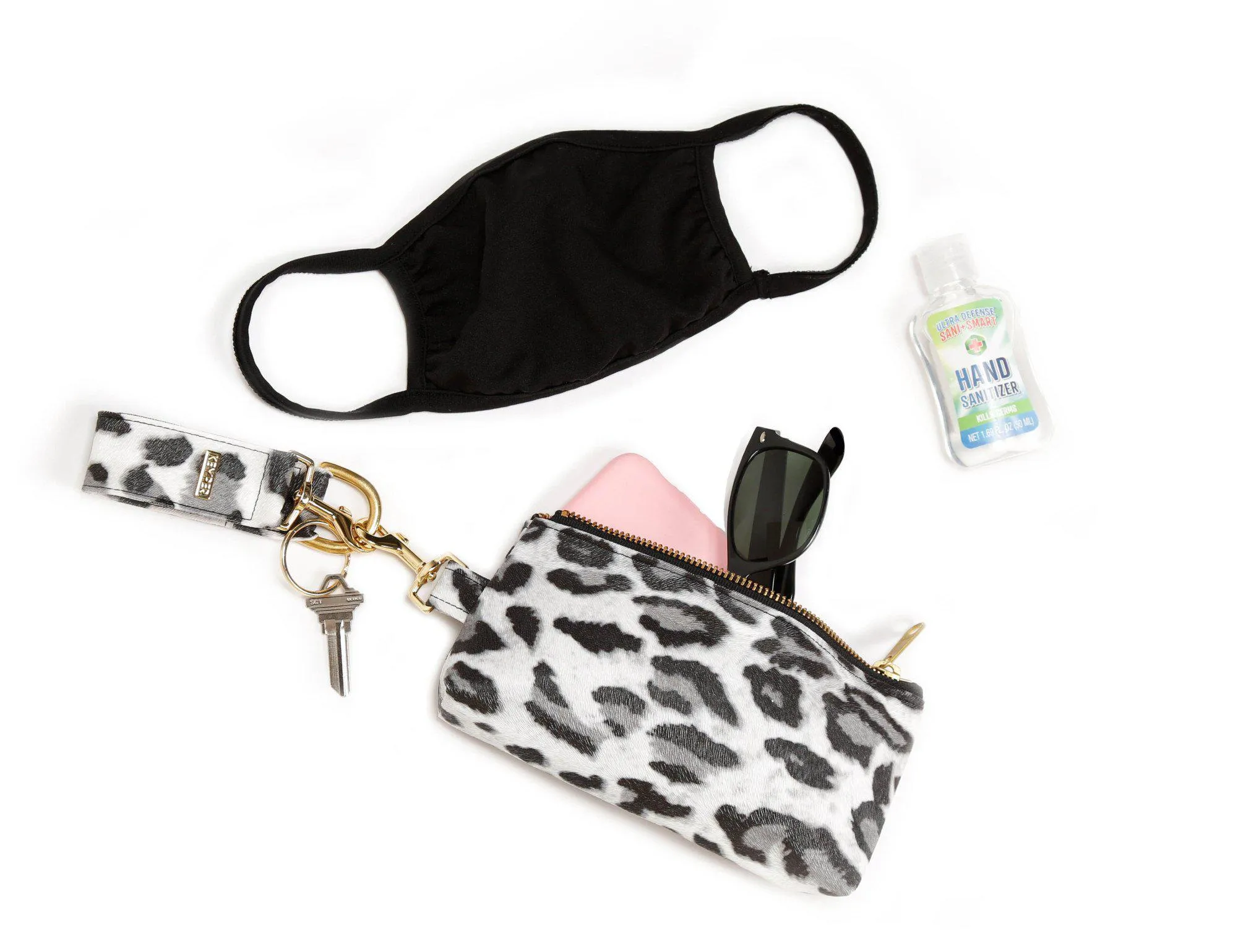 Brown Leopard SIGNATURE IT BAG • Pouch