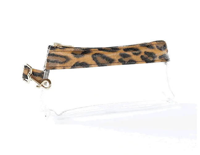 Brown Leopard SIGNATURE IT BAG • Pouch