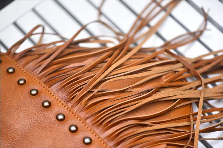 Casual Womens Fringe Crossbody Purse Vintage Boho Bags
