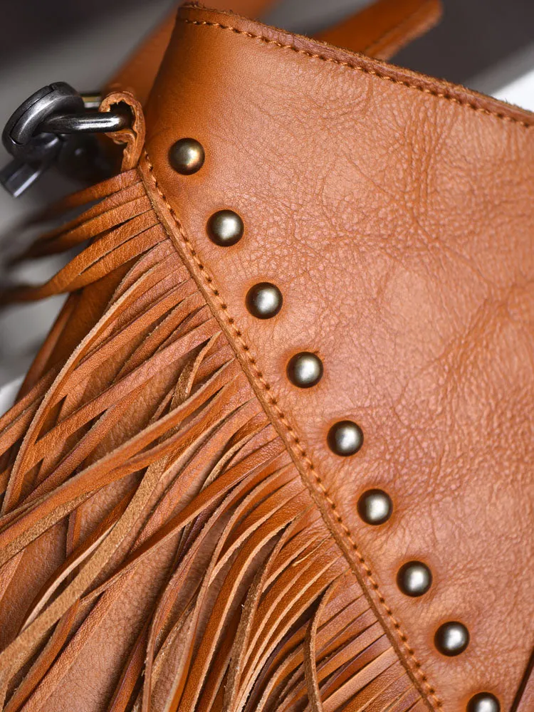 Casual Womens Fringe Crossbody Purse Vintage Boho Bags