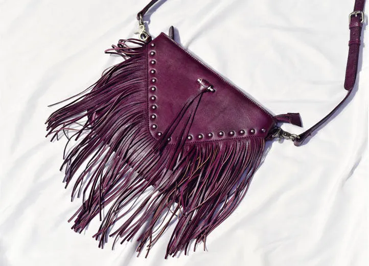 Casual Womens Fringe Crossbody Purse Vintage Boho Bags