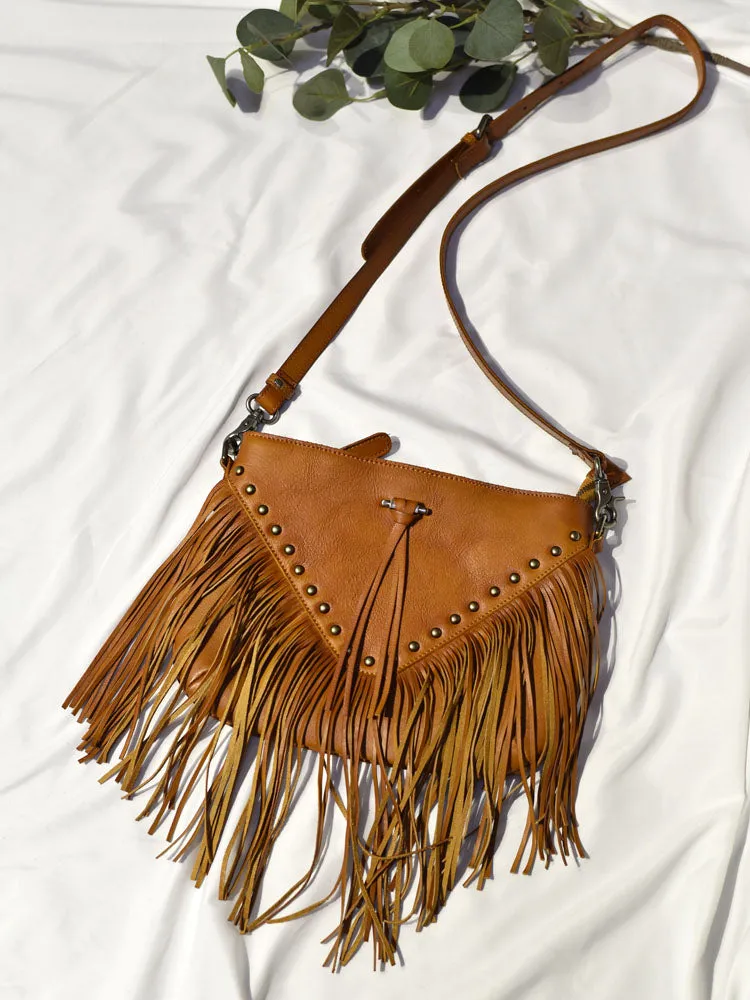 Casual Womens Fringe Crossbody Purse Vintage Boho Bags