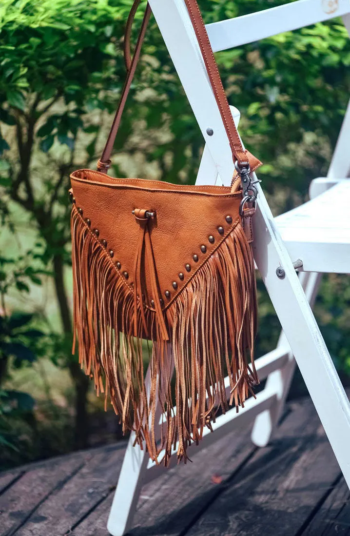 Casual Womens Fringe Crossbody Purse Vintage Boho Bags