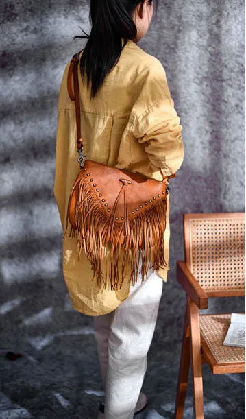 Casual Womens Fringe Crossbody Purse Vintage Boho Bags