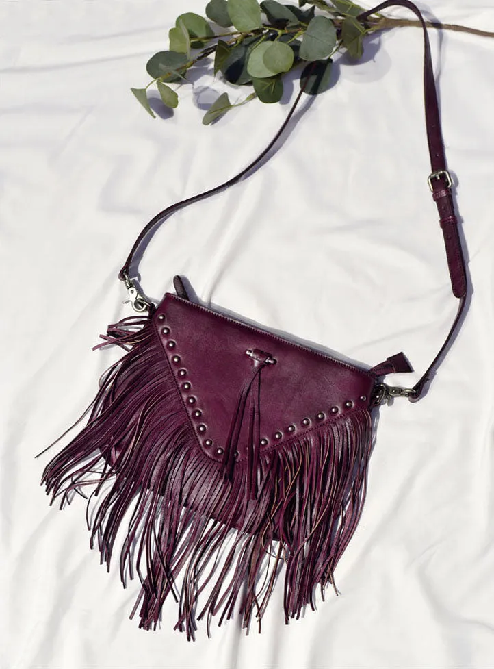 Casual Womens Fringe Crossbody Purse Vintage Boho Bags