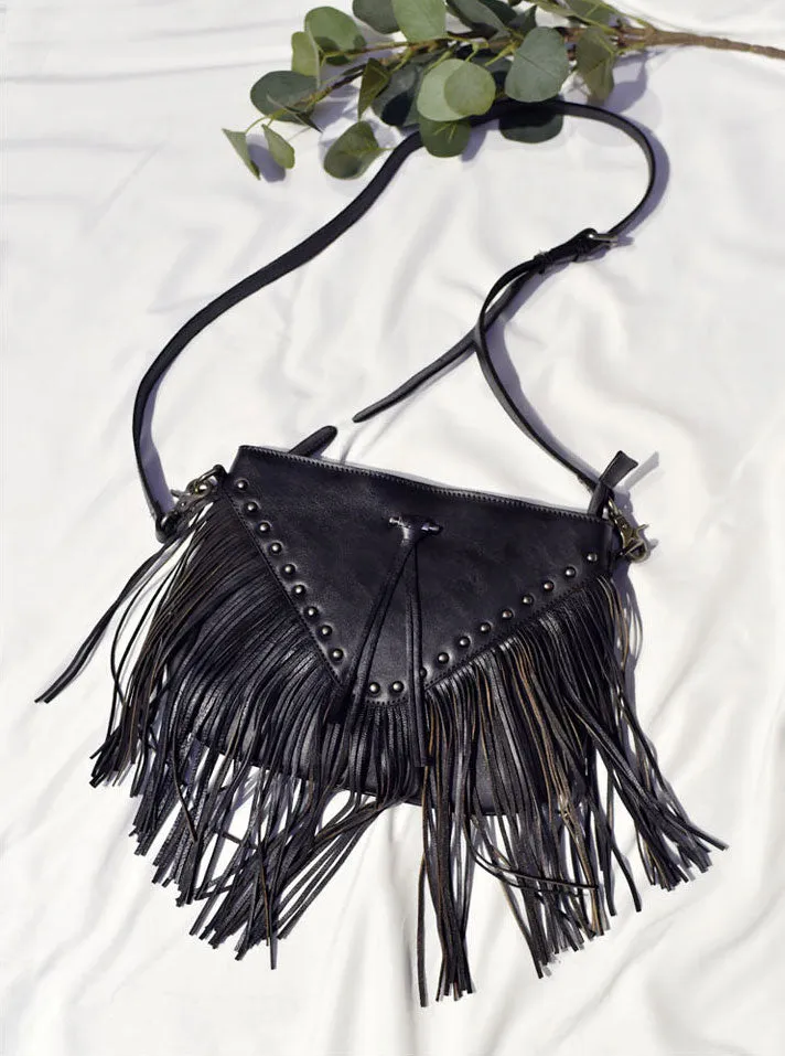Casual Womens Fringe Crossbody Purse Vintage Boho Bags