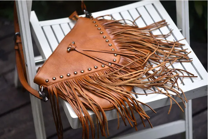 Casual Womens Fringe Crossbody Purse Vintage Boho Bags