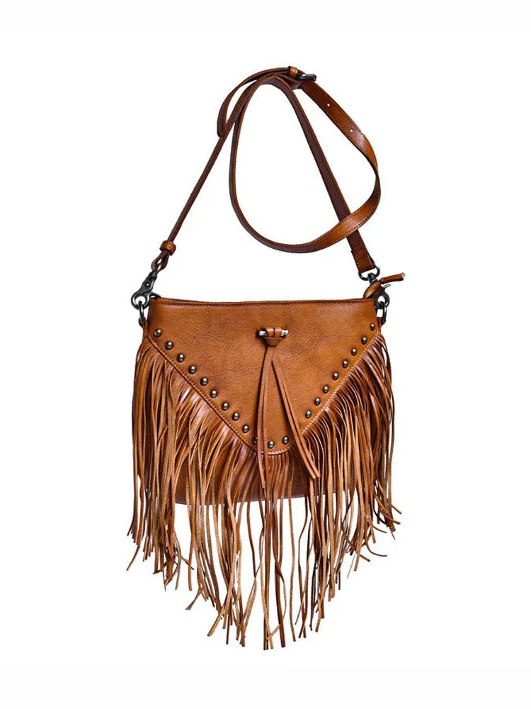 Casual Womens Fringe Crossbody Purse Vintage Boho Bags
