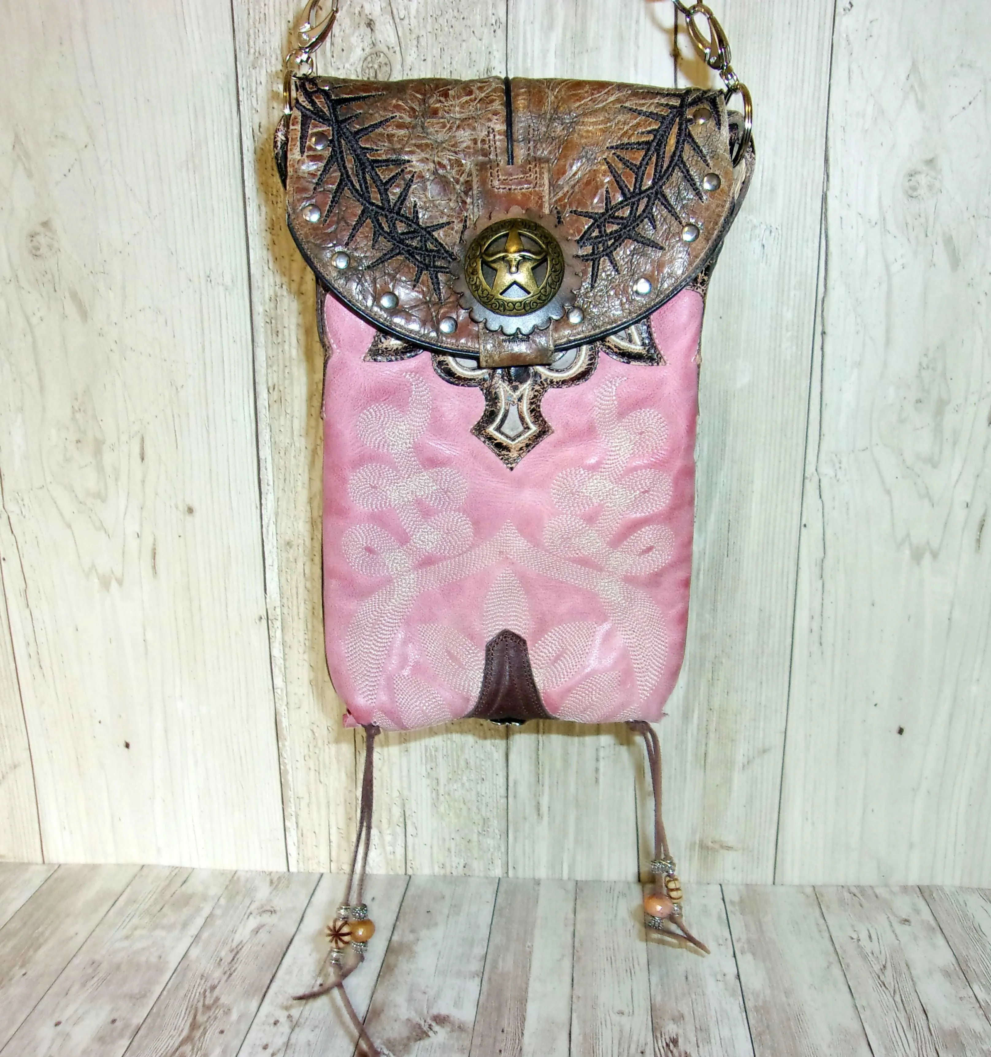 Cowboy Boot Crossbody Hipster Purse HP641