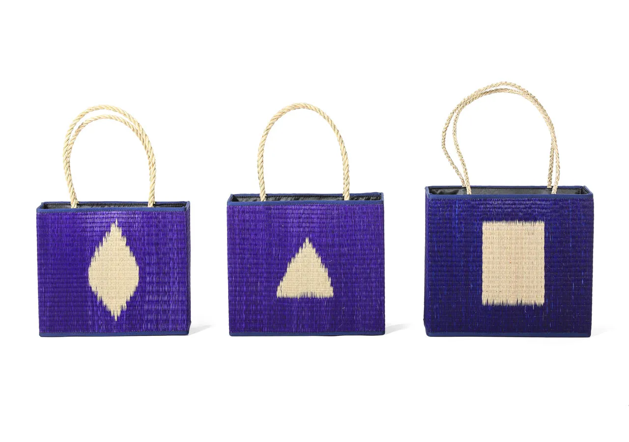 CPOT - Sedge Bag with Braid Ears Pattern (Set Blue)