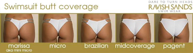 Custom One Piece Bikini Wedding Day at Paradise