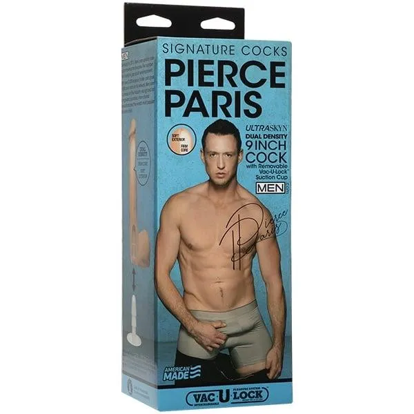 Doc Johnson Signature Cocks Pierce Paris Ultraskyn Cock With Removable Vac-U-Lock Suction Cup (9")