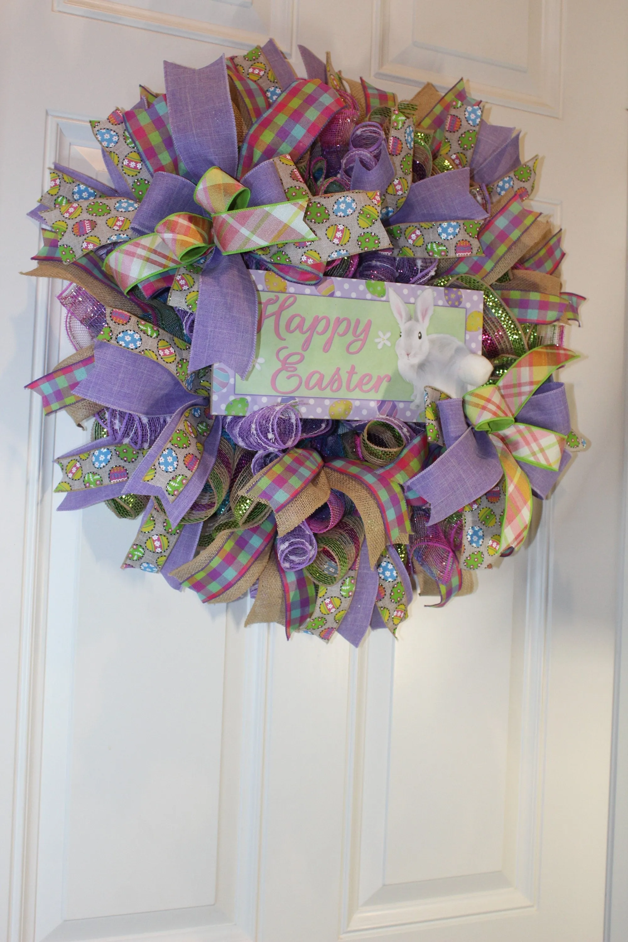 Elegant Tulip Easter Wreath