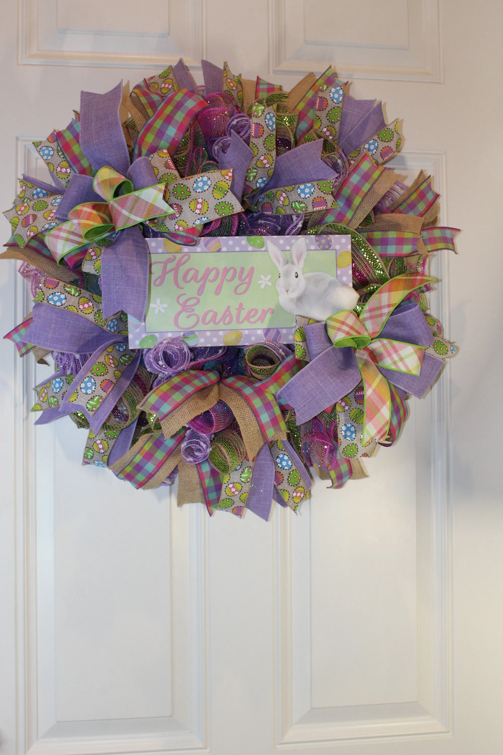 Elegant Tulip Easter Wreath