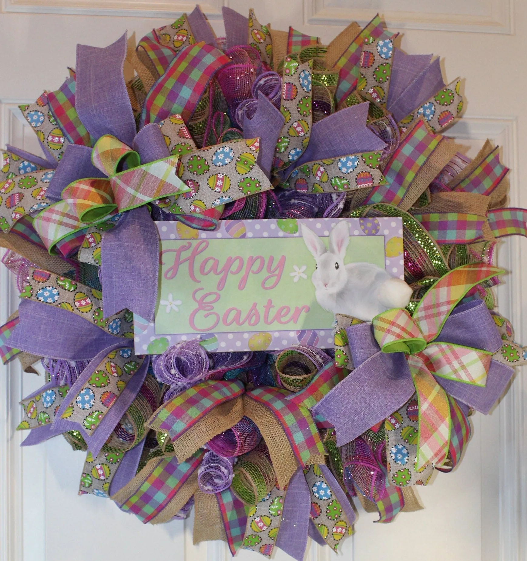 Elegant Tulip Easter Wreath