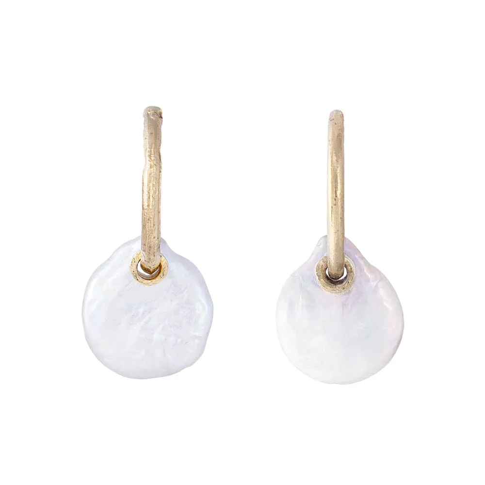 Fairley Valencia Pearl Drops - Gold