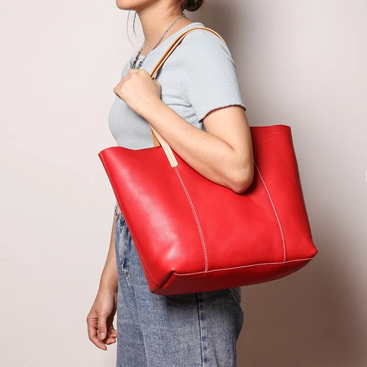 Fashion Women Large Storage Leather Handbas L1016