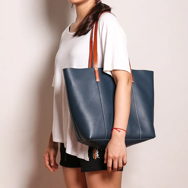 Fashion Women Large Storage Leather Handbas L1016