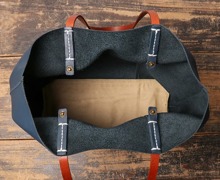 Fashion Women Large Storage Leather Handbas L1016