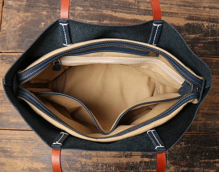 Fashion Women Large Storage Leather Handbas L1016