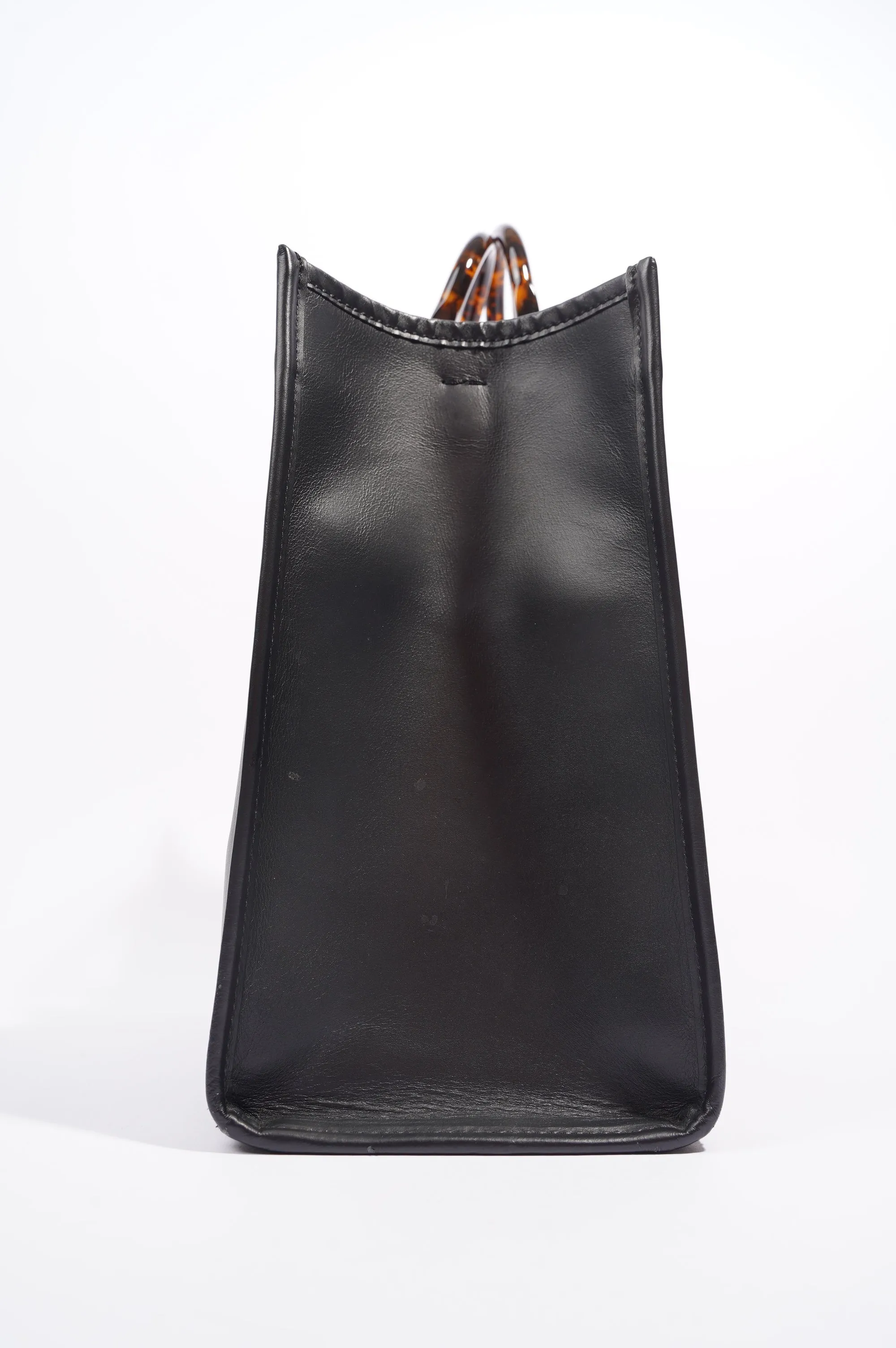 Fendi Womens Sunshine Shopping Bag Black Medium