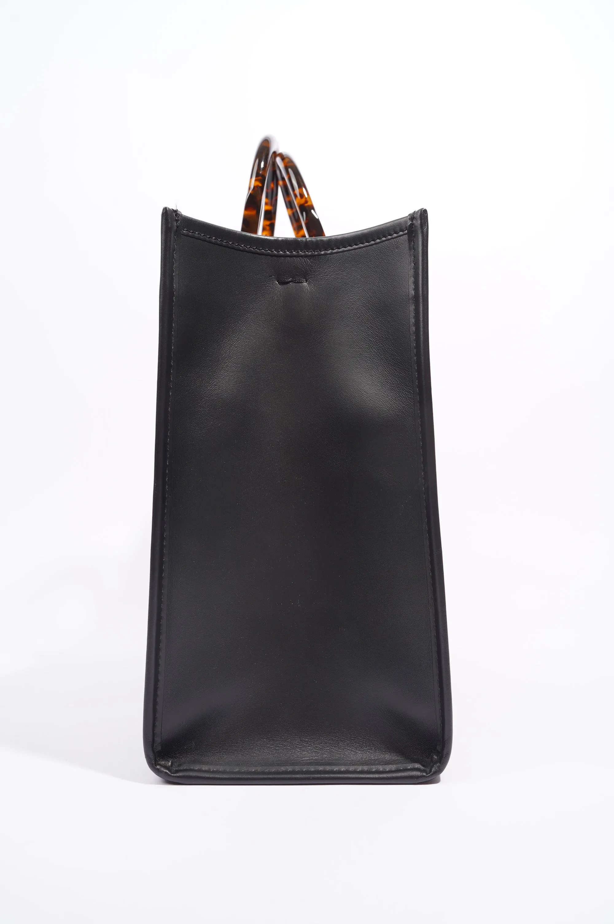 Fendi Womens Sunshine Shopping Bag Black Medium