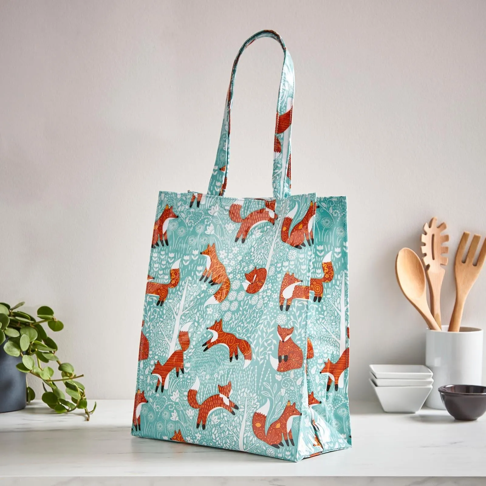 Foraging Fox Medium PVC Tote Bag