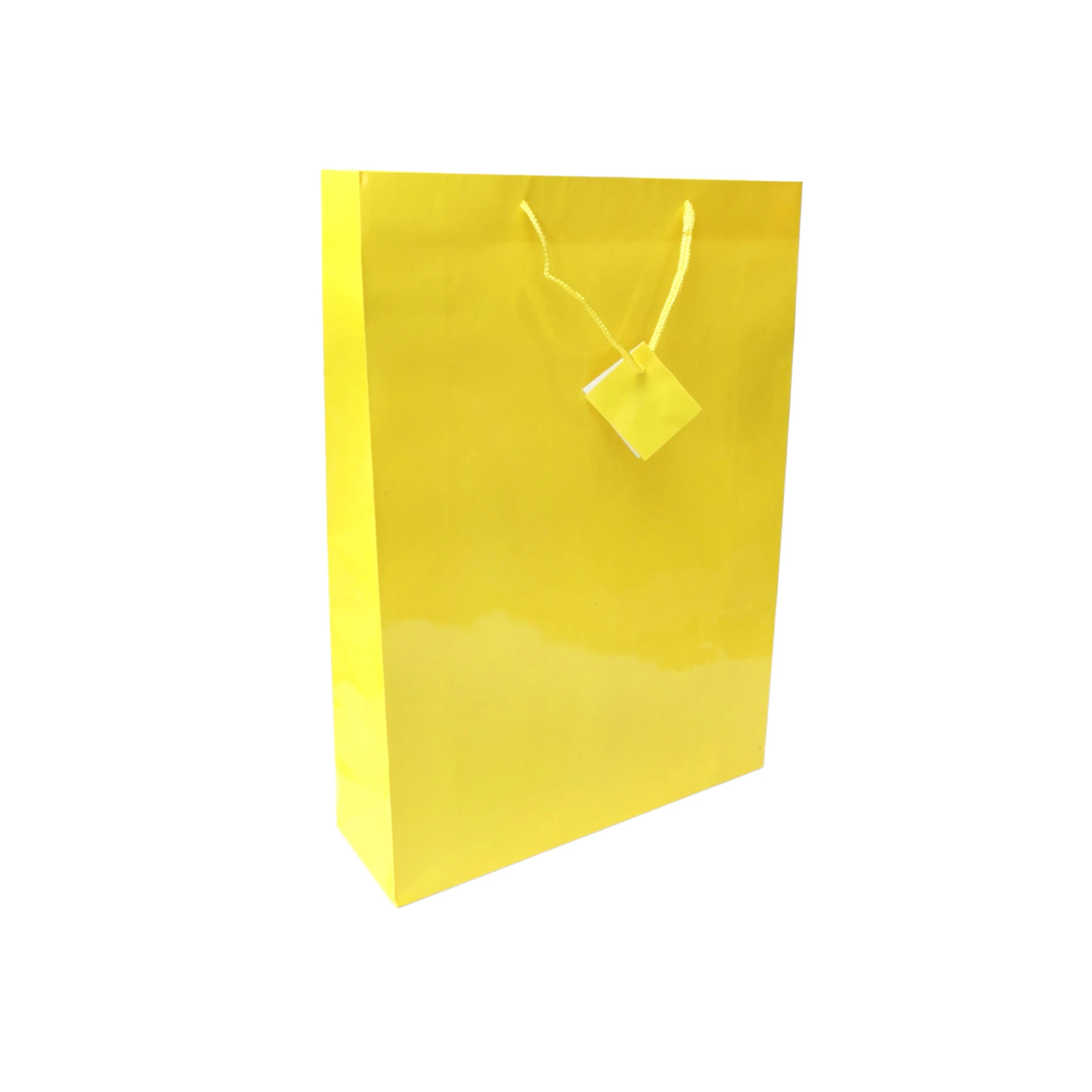 Gift Bag Yellow / Lilac 33x45x10cm
