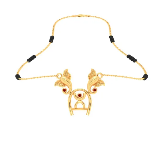 Gorgeous 18k Gold Ganesh Mangalsutra From Online Exclusive Collection