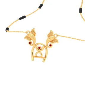 Gorgeous 18k Gold Ganesh Mangalsutra From Online Exclusive Collection