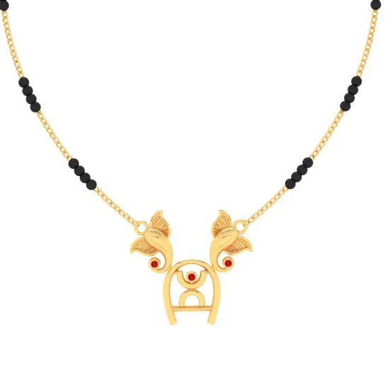 Gorgeous 18k Gold Ganesh Mangalsutra From Online Exclusive Collection