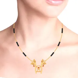 Gorgeous 18k Gold Ganesh Mangalsutra From Online Exclusive Collection