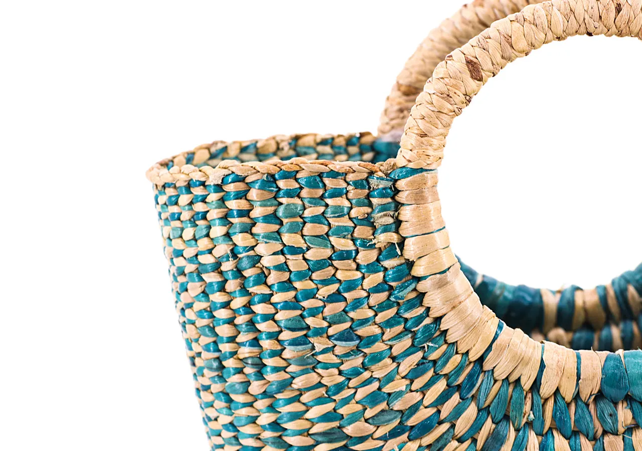 Green straw Handbag