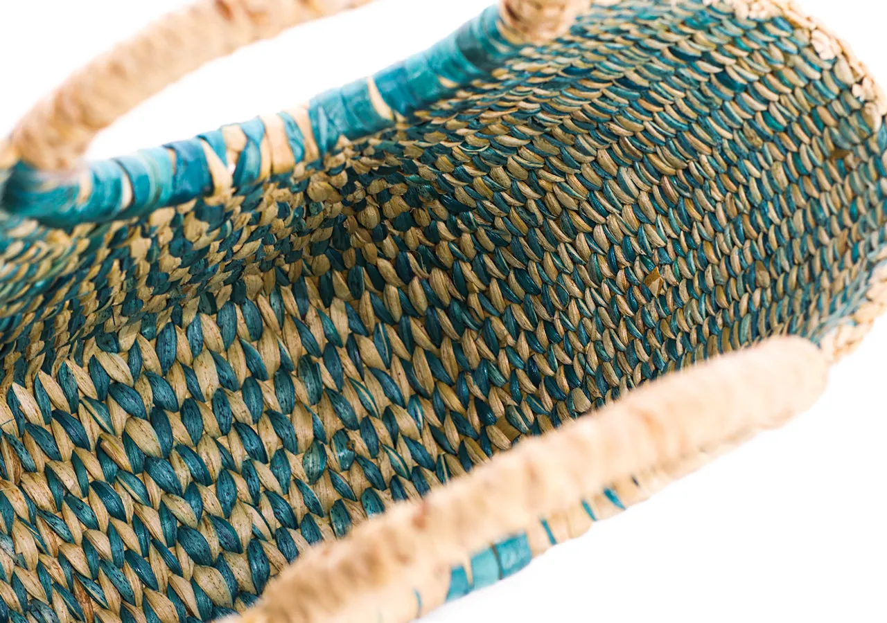 Green straw Handbag