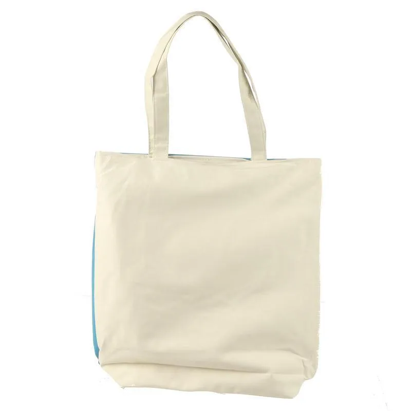 Handy Cotton Zip Up Shopping Bag - Simon's Cat Design - I'm Feline Fine!
