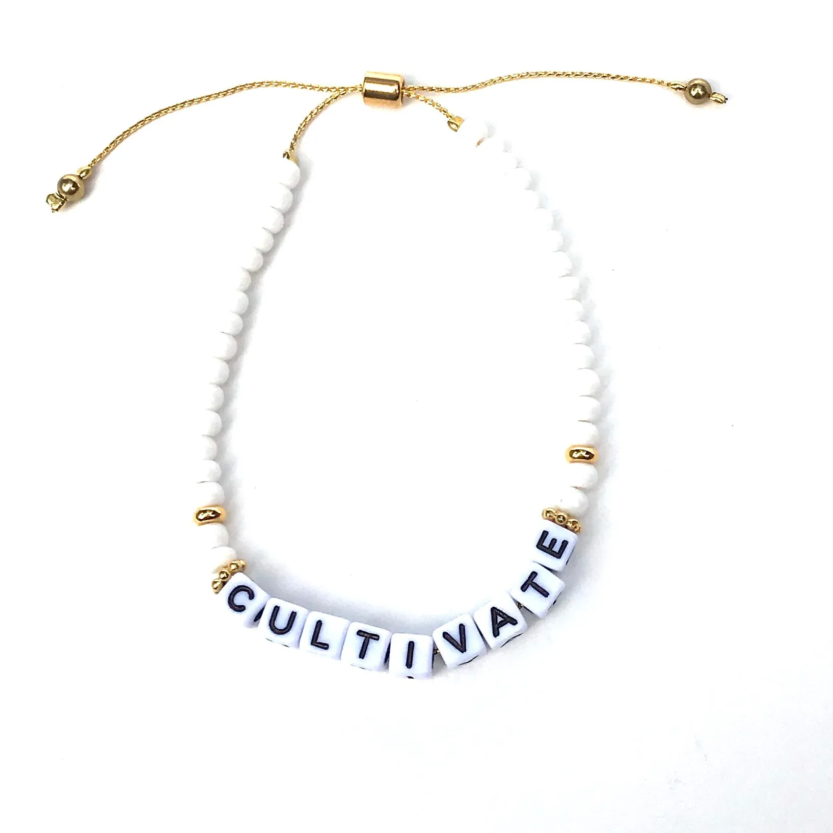 INSPIRATIONAL BEADED WORD BRACELET
