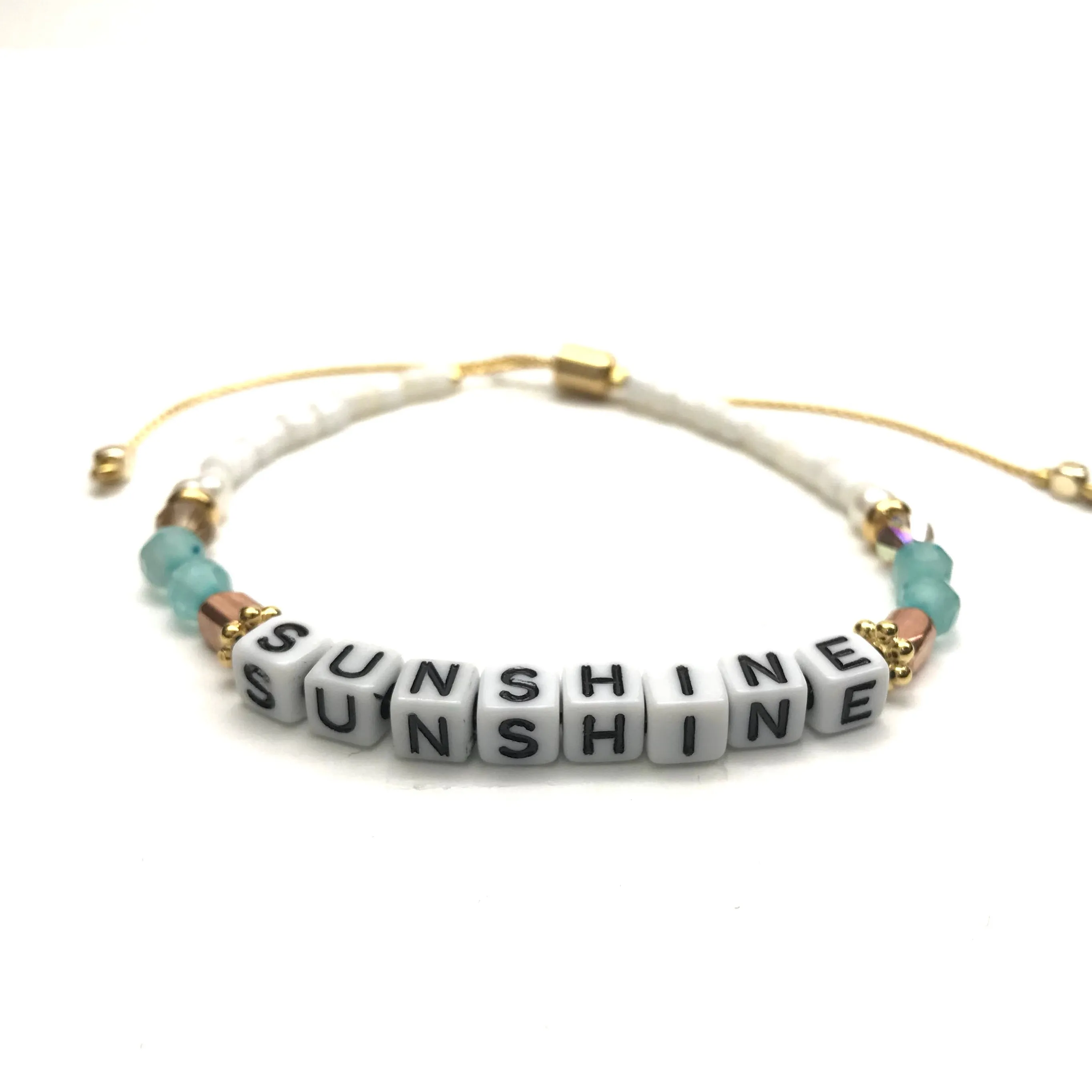 INSPIRATIONAL BEADED WORD BRACELET