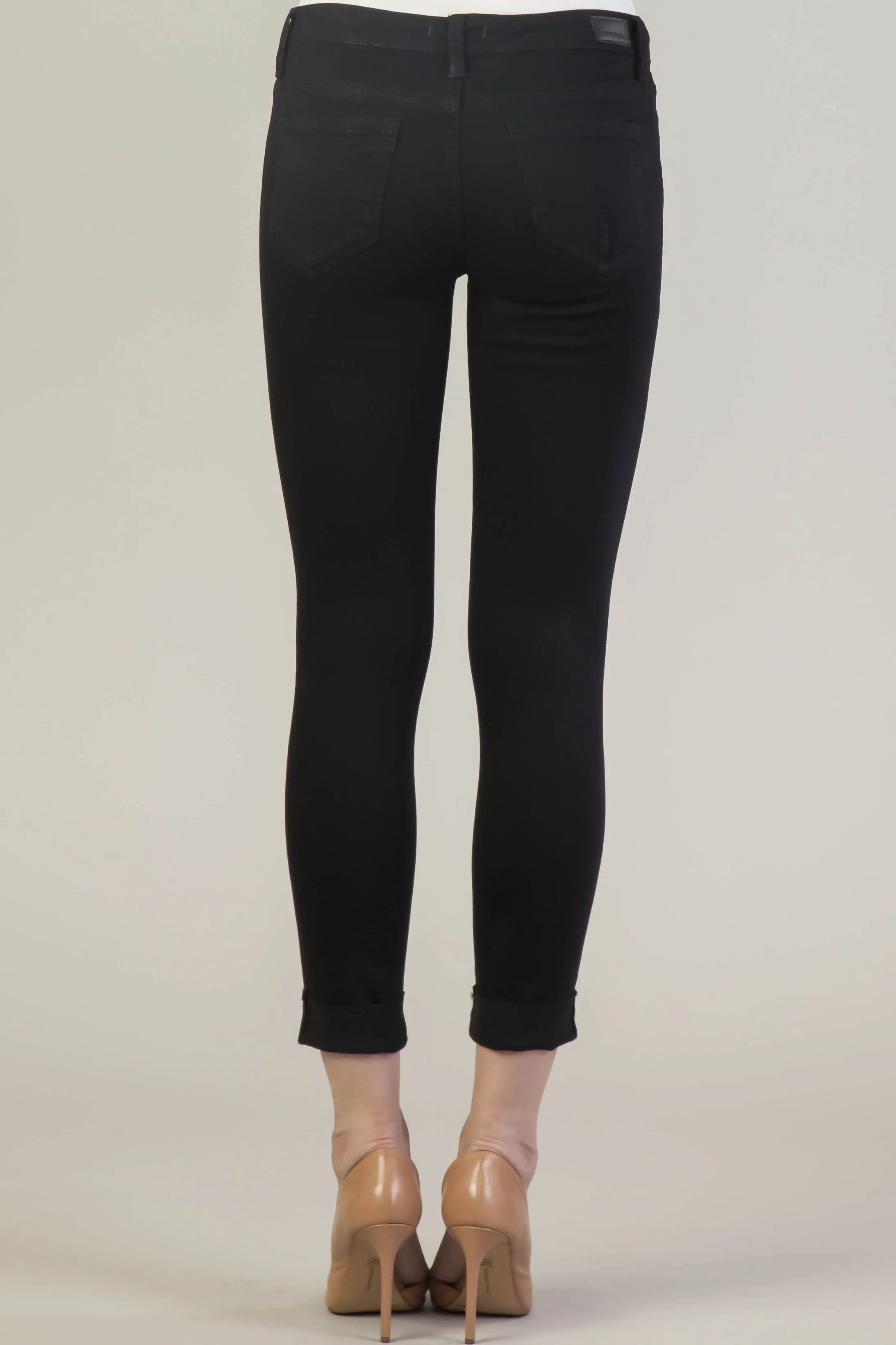 Joyrich Ankle Distressed Skinny - Black