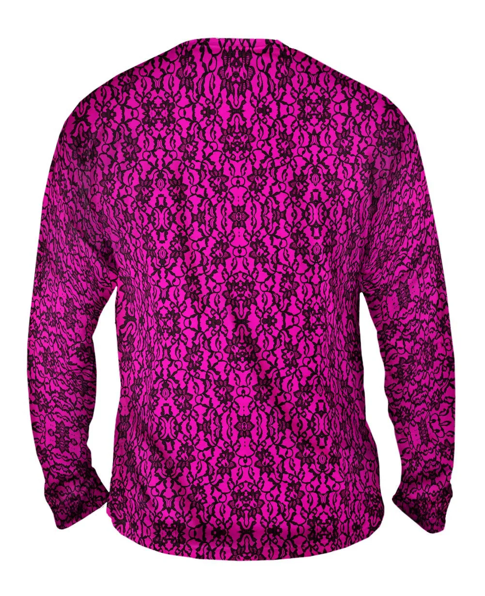 Lace Black Hotpink