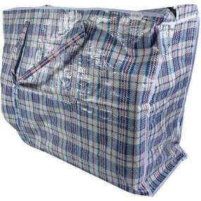 Large (L) - Woven plastic PVC laundry bag assorted colours