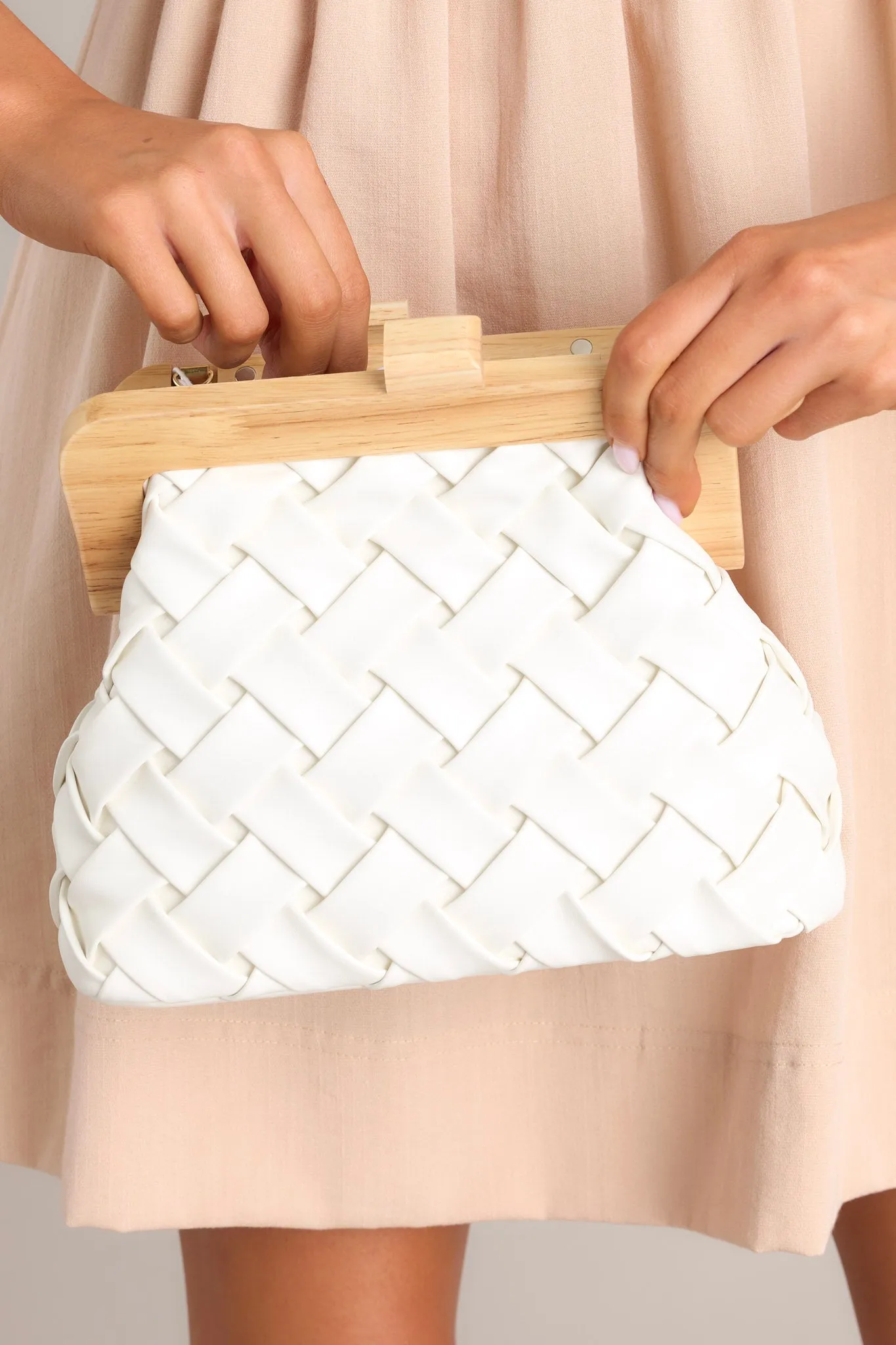 Laughter Legacy White Convertible Clutch