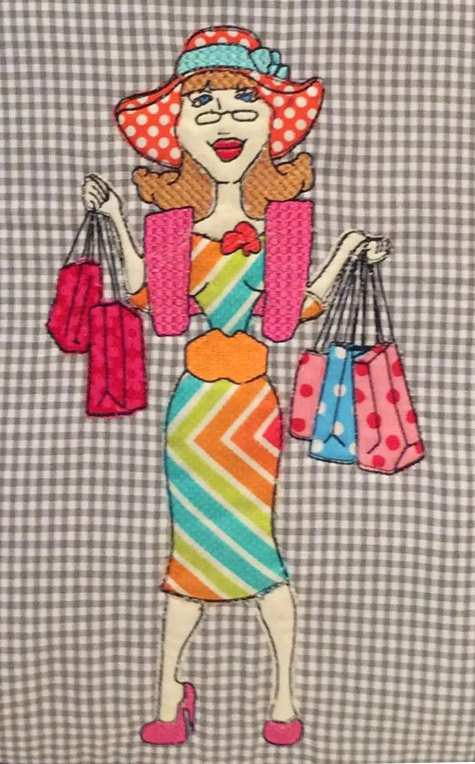 Let's Go Shopping Bag 5x7 6x10 8x12